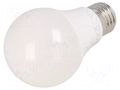 LED lamp; neutral white; E27; 230VAC; 1100lm; 11.5W; 200°; 4000K GTV Poland LD-PN2A60-12
