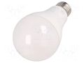 LED lamp; neutral white; E27; 230VAC; 1750lm; 17.3W; 180°; 4000K GTV Poland LD-PN3A65-18W