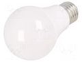 LED lamp; cool white; E27; 230VAC; 900lm; 9.5W; 220°; 6400K GTV Poland LD-PZ3A60-10W