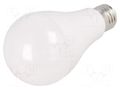 LED lamp; white cold; E27; 230VAC; 1750lm; 17.3W; 180°; 6500K GTV Poland LD-PZ3A65-18W