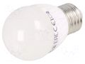 LED lamp; white warm; E27; 230VAC; 1000lm; 10W; 160°; 3000K GTV Poland LD-SMBD45-10