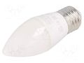 LED lamp; white warm; E27; 230VAC; 260lm; 3W; 160°; 3000K GTV Poland LD-SMGC30C-30