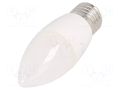 LED lamp; neutral white; E27; 230VAC; 720lm; 8W; 160°; 4000K GTV Poland LD-SMNC37C-80