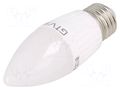 LED lamp; neutral white; E27; 230VAC; 1000lm; 10W; 160°; 4000K GTV Poland LD-SMNDC37C-10