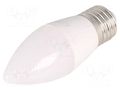 LED lamp; neutral white; E27; 230VAC; 260lm; 3W; 160°; 4000K GTV Poland LD-SMNGC30C-30