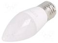 LED lamp; white cold; E27; 230VAC; 260lm; 3W; 160°; 6400K GTV Poland LD-SMZGC30C-30