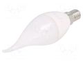 LED lamp; cool white; E14; 230VAC; 520lm; 6W; 160°; 6400K GTV Poland LD-SMZGC30L-60