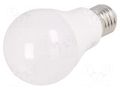 LED lamp; white warm; E27; 230VAC; 940lm; 10W; 200°; 3000K GTV Poland LD-SPCA60-10W