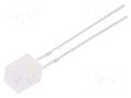 LED; red/warm white; rectangular; 5x5x7mm; bipolar,bicolour; 140° OPTOSUPPLY OSRMP27NE2B
