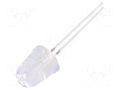 LED; UV; 8°; 20mA; 114mW; 360÷370nm; 3/3.4/3.8VDC; THT; Front: convex OPTOSUPPLY OSV1YLA201A