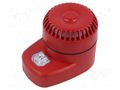 Signaller: lighting-sound; siren,flashing light; LED; red; IP65 EATON ELECTRIC ROLP-LX-R1/RF-VDS