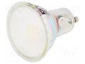LED lamp; neutral white; GU10; 230VAC; 270lm; 3W; 110°; 3600K GTV Poland LD-SZ30W10-30