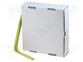 Heat shrink sleeve; glueless; 2: 1; 6.4mm; yellow-green; -55÷125°C CYG/KTG CB-HFT6.4/BOX-YG