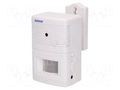 Wireless motion sensor; wall mount; 6VDC; IP20; 6m; 100° ORNO OR-MA-701