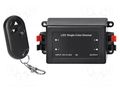 Dimmer; 12÷24VDC; 8A; LED; remote control VIRONE VIR-WD-1