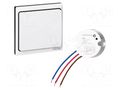 Switch; for wall mounting; 230VAC; 4.3A; 80m; 1000W VIRONE VIR-WB-1