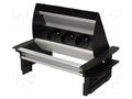 Plug socket strip: furniture; IP20; 3680W; black,silver; 250VAC ORNO OR-AE-1361