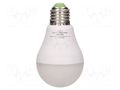 LED lamp; E27; 230VAC; 825lm; 7W; 360°; 4000K; CRImin: 80; 10m VIRONE VIR-SW/MV-5