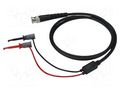 Test lead; 3A; Insulation: PVC; 50Ω; 500V CAL TEST CT3230-100