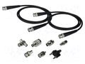 Set of cables and adapters; adapter x7,test leads x2; 50Ω CAL TEST CT3739