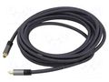 Cable; Toslink plug,both sides; 5m; Plating: gold-plated; PVC GOOBAY GOOBAY-PLUS-65307