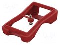 Gasket; elastomer thermoplastic TPE; BOS-Streamline; Colour: red BOPLA BS200DI-D-3001
