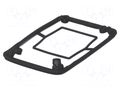 Gasket; elastomer thermoplastic TPE; BoPad; Colour: black BOPLA BOP-500DI-9005