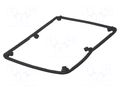 Gasket; elastomer thermoplastic TPE; BoPad; Colour: black BOPLA BOP-7.0DI-9005