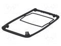 Gasket; elastomer thermoplastic TPE; BoPad; Colour: black BOPLA BOP-700DI-9005