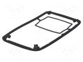 Gasket; elastomer thermoplastic TPE; BoPad; Colour: black BOPLA BOP-900DI-9005