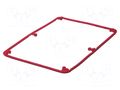 Gasket; elastomer thermoplastic TPE; BoPad; Colour: red BOPLA BOP-10.1DI-3001