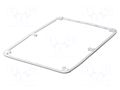 Gasket; elastomer thermoplastic TPE; BoPad; Colour: white BOPLA BOP-10.1DI-9016