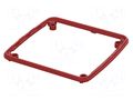 Gasket; elastomer thermoplastic TPE; BoPad; Colour: red BOPLA BOP-1616DI-3001