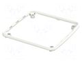 Gasket; elastomer thermoplastic TPE; BoPad; Colour: white BOPLA BOP-2222DI-9016
