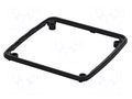 Gasket; elastomer thermoplastic TPE; BoPad; Colour: black BOPLA BOP-2222DI-9005