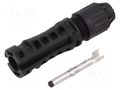 Connector: solar; plug; male; MC4 Evo stor; 47A; 1.5kV; straight STÄUBLI 32.0263P0001