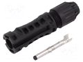 Connector: solar; plug; male; MC4 Evo stor; 47A; 1.5kV; straight STÄUBLI 32.0263P0001