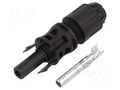 Connector: solar; plug; female; MC4 Evo stor; 47A; 1.5kV; straight STÄUBLI 32.0266P0001