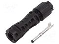 Connector: solar; plug; male; MC4 Evo 2; 53A; 1.5kV; IP2X,IP65,IP68 STÄUBLI 32.0317P0001