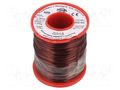 Coil wire; single coated enamelled; 1.1mm; 1kg; -65÷200°C INDEL DNE1.10-1.00