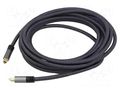 Cable; Toslink plug,both sides; 1m; Plating: gold-plated; PVC Goobay GOOBAY-PLUS-65304