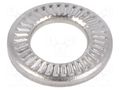 Washer; internally serrated; M5; D=10mm; h=1.5mm; BN 21206 BOSSARD B5/BN21206