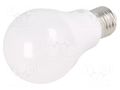 LED lamp; neutral white; E27; 230VAC; 940lm; 10W; 200°; 4000K GTV Poland LD-SPNA60-10W