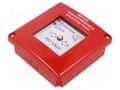 Safety switch: fire warning hand switch; PPWP; NC + NO; IP54; red PROMET PPWP-A-D1/2K-XY-ZC