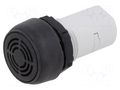 Signaller: sound; 22mm; Ø22.5mm; IP40; 85÷140VAC; 85÷140VDC; black LOVATO ELECTRIC LPCZSE