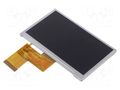 Display: TFT; 4.3"; 480x272; Illumin: LED; Dim: 105.5x67.2x3.57mm POWERTIP PH480272T016-ZBA