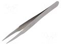 Tweezers; 115mm; for precision works; Blades: curved WELLER WEL.2SASL