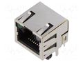 Connector: RJ45; socket; PIN: 8; shielded,with LED; 8p8c; THT ADAM TECH MTJ88ARX1FSMPGLV