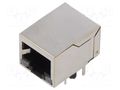 Connector: RJ45; socket; PIN: 8; shielded,with LED; 8p8c; THT ADAM TECH MTJ-88TX1-FSD-LP