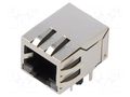 Connector: RJ45; socket; PIN: 8; shielded,with LED; 8p8c; THT ADAM TECH MTJ88TX1FSDPGL16